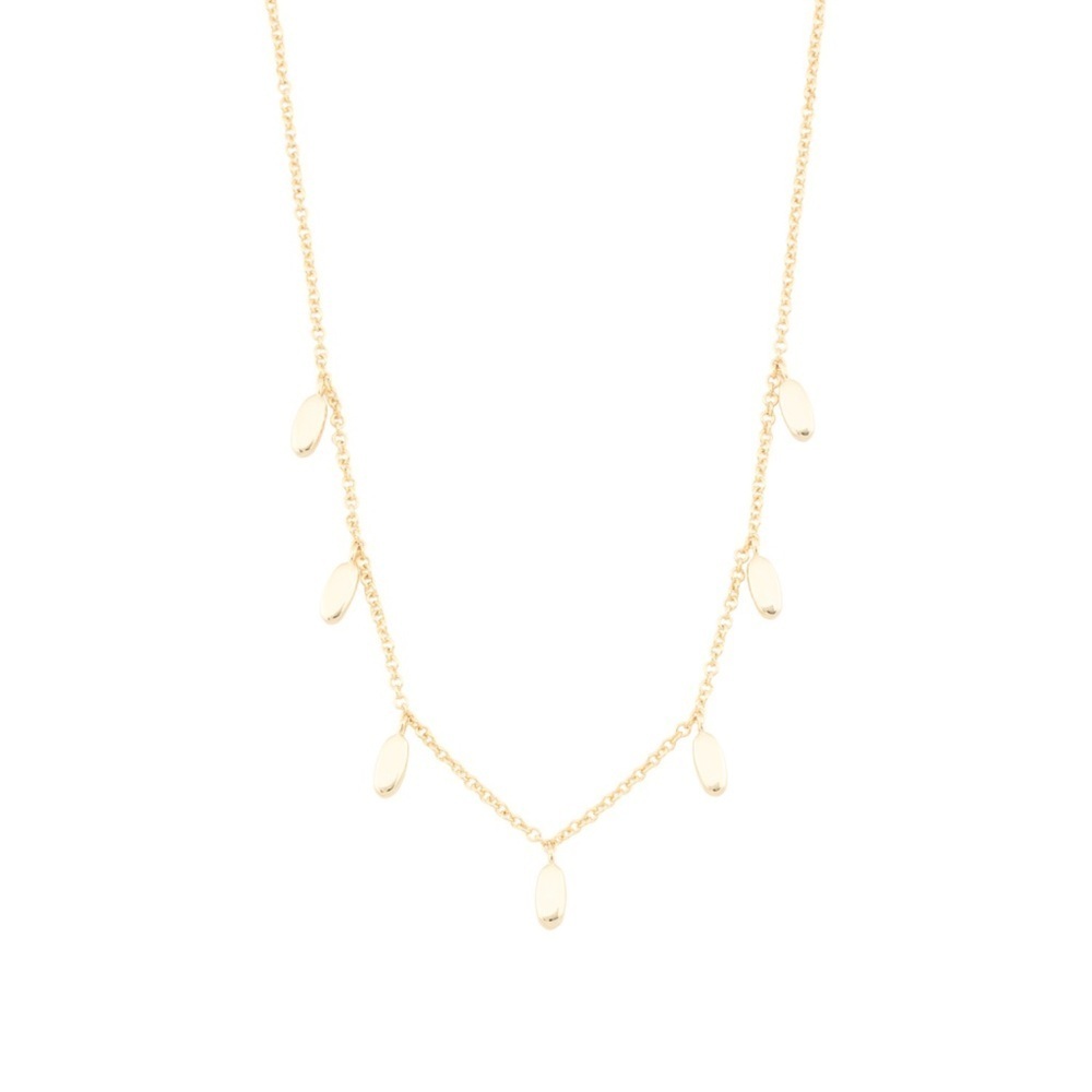 Kendra Scott Gold Tone Dangle Discs Necklace